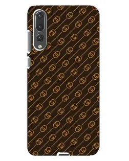 Чохол для Huawei P20 Pro (CLT-L04) з картинкою «Gucci — золоті діагоналі»
