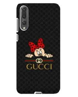 Чохол для Huawei P20 Pro (CLT-L04) з картинкою «Мінні Маус Gucci — чорний»