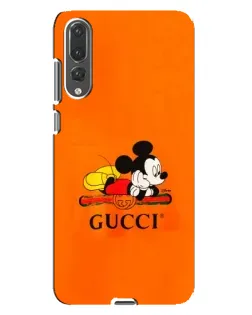 Чехол для Huawei P20 Pro (CLT-L04) с картинкой «Микки Маус Gucci — оранж» Чехол для Huawei P20 Pro (CLT-L04) с картинкой «Микки Маус Gucci — оранж»