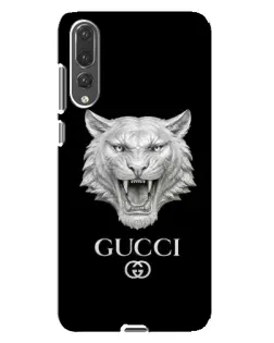 Чехол для Huawei P20 Pro (CLT-L04) с картинкой «Gucci — серебряный лев» Чехол для Huawei P20 Pro (CLT-L04) с картинкой «Gucci — серебряный лев»