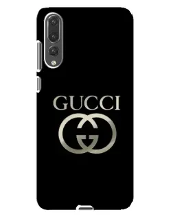Чехол для Huawei P20 Pro (CLT-L04) с картинкой «Gucci — золото на черном» Чехол для Huawei P20 Pro (CLT-L04) с картинкой «Gucci — золото на черном»