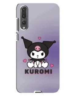 Чохол для Huawei P20 Pro (CLT-L04) з картинкою «Kuromi — фіолетовий арт»