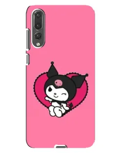 Чохол для Huawei P20 Pro (CLT-L04) з картинкою «Kuromi — любов у серці»
