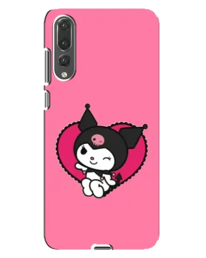 Чохол для Huawei P20 Pro (CLT-L04) з картинкою «Kuromi — любов у серці»