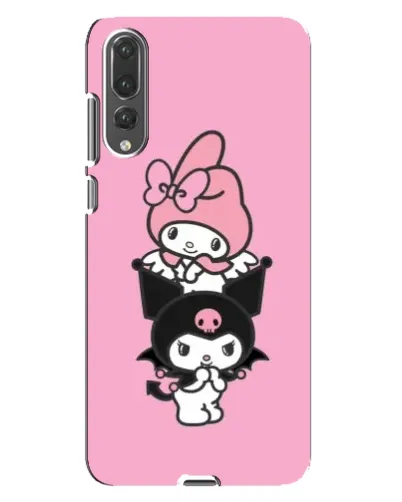 Чохол для Huawei P20 Pro (CLT-L04) з картинкою «My Melody та Kuromi»