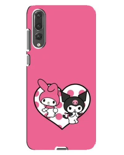 Чохол для Huawei P20 Pro (CLT-L04) з картинкою «Kuromi та My Melody»