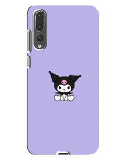 Чохол для Huawei P20 Pro (CLT-L04) з картинкою «Kuromi — фіолетовий мінімалізм»