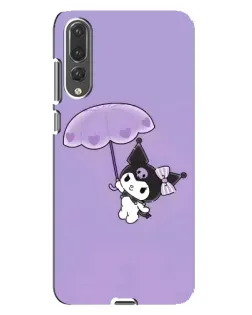 Чохол для Huawei P20 Pro (CLT-L04) з картинкою «Kuromi з парасолькою»