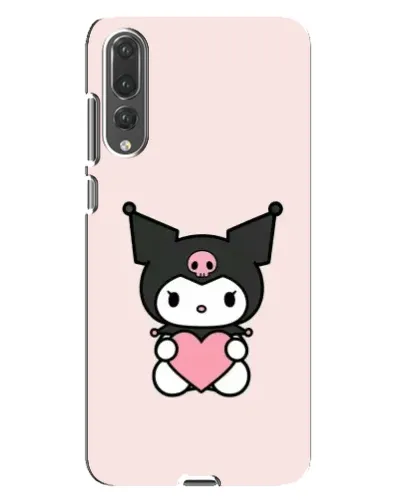 Чохол для Huawei P20 Pro (CLT-L04) з картинкою «Kuromi та серце»