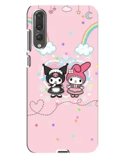 Чохол для Huawei P20 Pro (CLT-L04) з картинкою «My Melody та Kuromi»