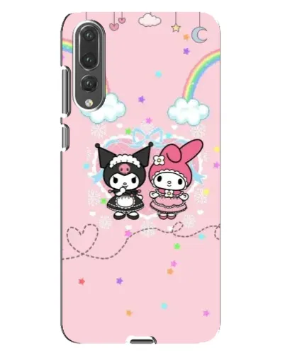 Чохол для Huawei P20 Pro (CLT-L04) з картинкою «My Melody та Kuromi»