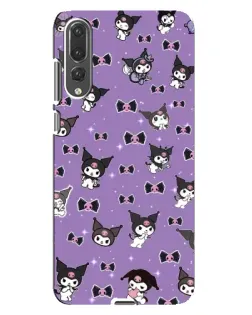 Чохол для Huawei P20 Pro (CLT-L04) з картинкою «Kuromi — патерн»