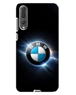 Чохол для Huawei P20 Pro (CLT-L04) з картинкою «BMW — неонове сяйво»