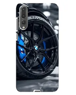 Чохол для Huawei P20 Pro (CLT-L04) з картинкою «Колесо BMW зблизька»