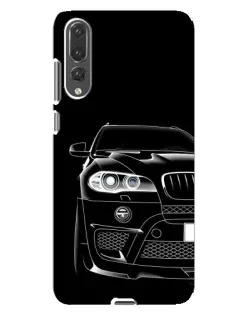 Чохол для Huawei P20 Pro (CLT-L04) з картинкою «Темний силует BMW»