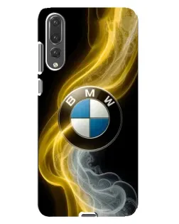 Чохол для Huawei P20 Pro (CLT-L04) з картинкою «Золотистий дим BMW»