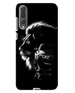 Чохол для Huawei P20 Pro (CLT-L04) з картинкою «BMW та лев»