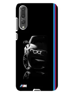 Чохол для Huawei P20 Pro (CLT-L04) з картинкою «Силует BMW в темряві»