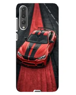 Чохол для Huawei P20 Pro (CLT-L04) з картинкою «BMW на червоній доріжці»