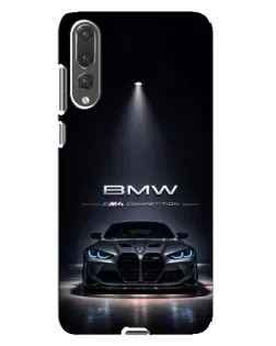 Чехол для Huawei P20 Pro (CLT-L04) с картинкой «BMW сквозь ночной город» Чехол для Huawei P20 Pro (CLT-L04) с картинкой «BMW сквозь ночной город»