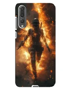 Чохол для Huawei P20 Pro (CLT-L04) з картинкою «BMW — швидкість у дощі»