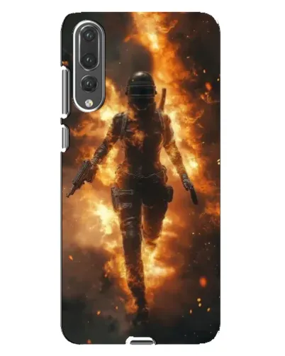 Чохол для Huawei P20 Pro (CLT-L04) з картинкою «BMW — швидкість у дощі»