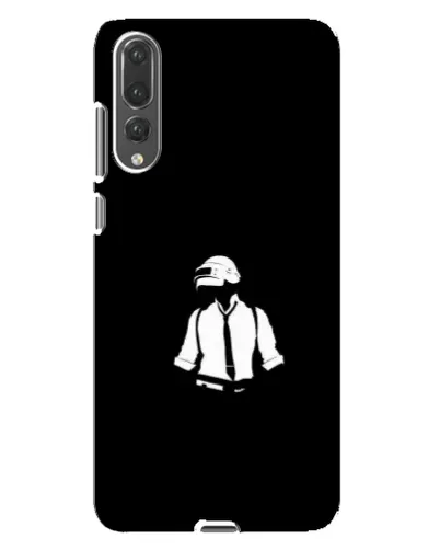 Чохол для Huawei P20 Pro (CLT-L04) з картинкою «PUBG — білий шолом»