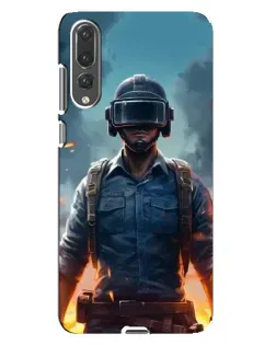 Чохол для Huawei P20 Pro (CLT-L04) з картинкою «PUBG — реалістичний герой»