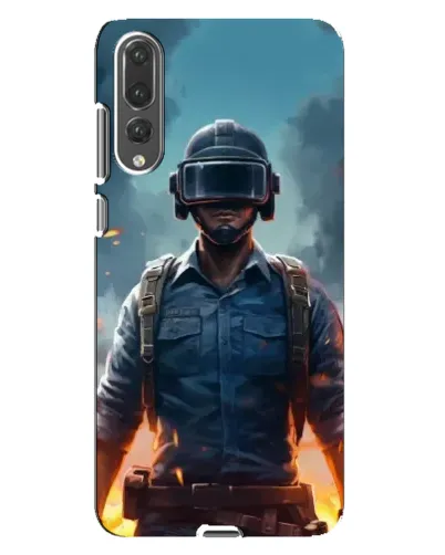Чохол для Huawei P20 Pro (CLT-L04) з картинкою «PUBG — реалістичний герой»