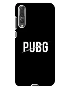 Чохол для Huawei P20 Pro (CLT-L04) з картинкою «PUBG — білий логотип»