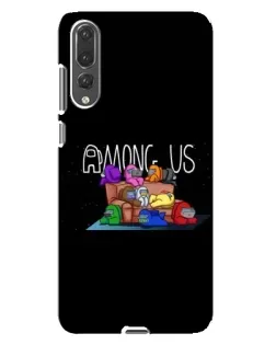 Чохол для Huawei P20 Pro (CLT-L04) з картинкою «Логотип Among Us»