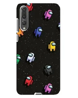 Чохол для Huawei P20 Pro (CLT-L04) з картинкою «Космічний патерн Among Us»