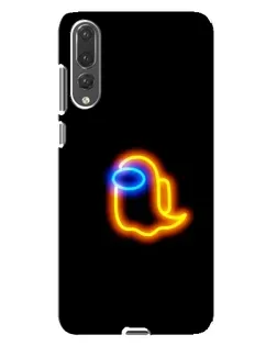 Чохол для Huawei P20 Pro (CLT-L04) з картинкою «Among Us неонове сяйво»