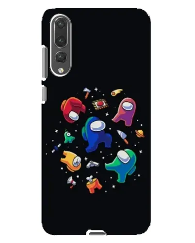 Чохол для Huawei P20 Pro (CLT-L04) з картинкою «Among Us космос»