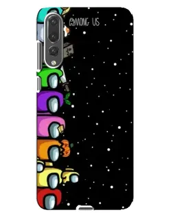 Чохол для Huawei P20 Pro (CLT-L04) з картинкою «Команда Among Us»