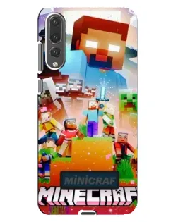 Чохол для Huawei P20 Pro (CLT-L04) з картинкою «Minecraft герої гри»