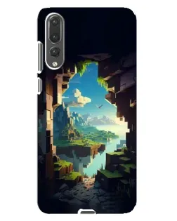 Чехол для Huawei P20 Pro (CLT-L04) с картинкой «Вид из пещеры»