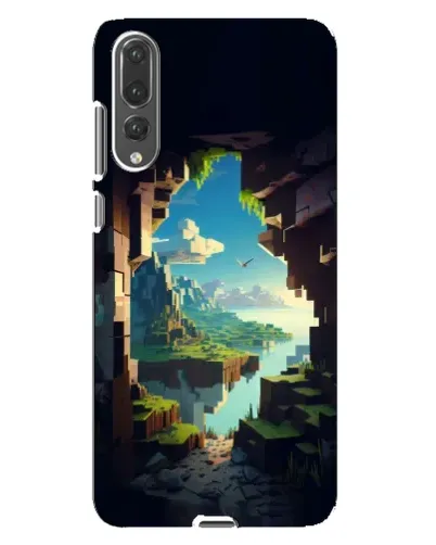 Чехол для Huawei P20 Pro (CLT-L04) с картинкой «Вид из пещеры»