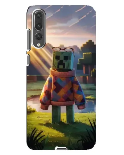 Чехол для Huawei P20 Pro (CLT-L04) с картинкой «Крипер в свитере»