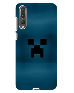 Чехол для Huawei P20 Pro (CLT-L04) с картинкой «Крипер текстура»