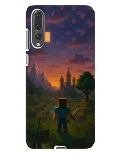 Чехол для Huawei P20 Pro (CLT-L04) с картинкой «Стив у башни»