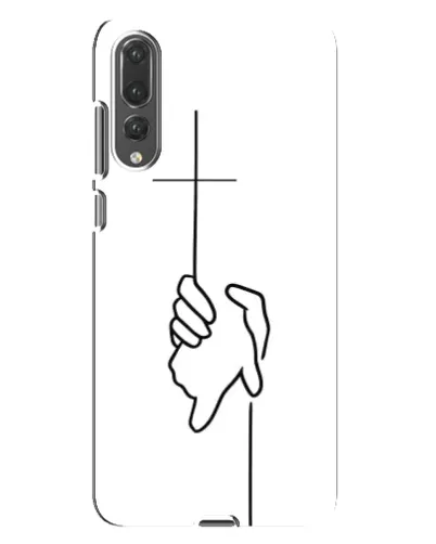 Чехол для Huawei P20 Pro (CLT-L04) с картинкой «Рука держит»