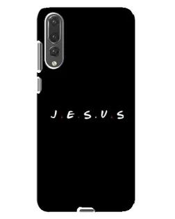 Чехол для Huawei P20 Pro (CLT-L04) с картинкой «Точки веры J.E.S.U.S.»