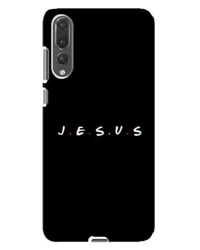 Чехол для Huawei P20 Pro (CLT-L04) с картинкой «Точки веры J.E.S.U.S.»