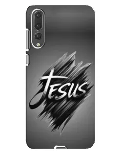 Чехол для Huawei P20 Pro (CLT-L04) с картинкой «Надпись Jesus Graffiti»