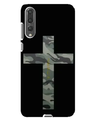 Чехол для Huawei P20 Pro (CLT-L04) с картинкой «Милитари Крест»