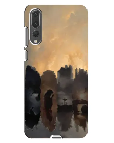 Чехол для Huawei P20 Pro (CLT-L04) с картинкой «Дорога к вере»