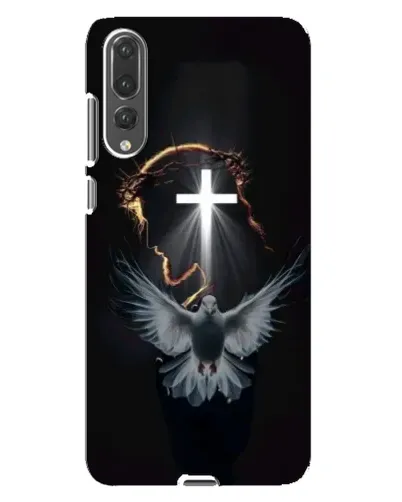 Чехол для Huawei P20 Pro (CLT-L04) с картинкой «Голубь и Свет»