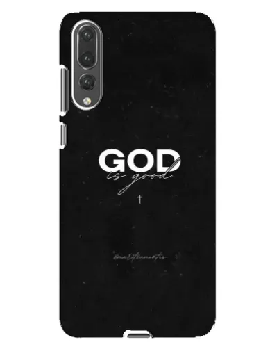 Чехол для Huawei P20 Pro (CLT-L04) с картинкой «GOD — Бог над всем»