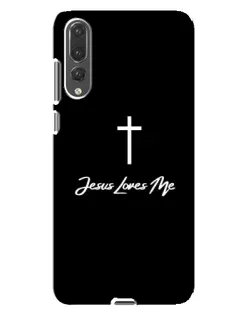 Чехол для Huawei P20 Pro (CLT-L04) с картинкой «Иисус любит тебя»